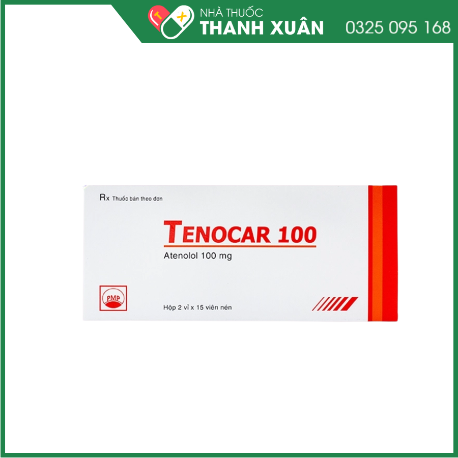 Tenocar 100 trị tăng huyết áp, đau thắt ngực mạn tính